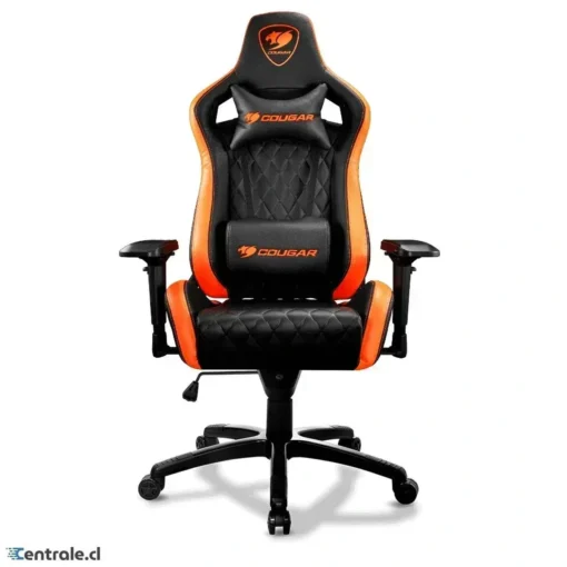 Silla Gamer Profesional Cougar Armor S (Negro/Naranjo) (MPN 3MGC2NXB.0001, Sillas) img-1