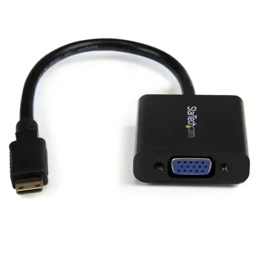 Startech .Com Adaptador Conversor Mini Hdmi A Vga Para Cámara Fotográfica MNHD2VGAE2 img-1