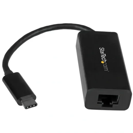 Adaptador Startech Ethernet Gigabit USB-C, Plug and Play, Negro (MPN US1GC30B, Adaptadores y Accesorios De Red) img-1