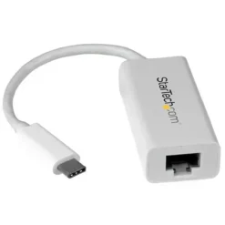Startech Adaptador Red Gigabit USB-C, USB 3.1 Gen 1, Ethernet RJ-45 (MPN US1GC30W, Adaptadores y Accesorios De Red) img-1