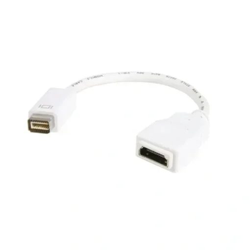 Adaptador HDMI a Mini DVI Startech, para MacBook/iMac, 0.2m, blanco (MPN MDVIHDMIMF, Cables, adaptadores y accesorios para pantallas) img-1