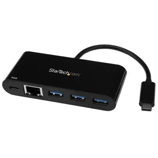 Startech .Com Adaptador Multipuertos Usb-C De Red Ethernet Con Hub De 3 Puertos US1GC303APD img-1