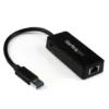 Adaptador de Red Startech USB 3.0 a Gigabit Ethernet, Negro, Plug-and-Play (MPN USB31000SPTB, Adaptadores y Accesorios De Red) img-1
