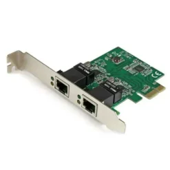 Startech .Com Adaptador Tarjeta De Red Nic Pci Express Pci-E De 2 Puertos ST1000SPEXD4 img-1