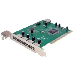 Startech .Com Adaptador Tarjeta Pci Usb 2.0 De Alta Velocidad 7 Puertos 4 PCIUSB7 img-1