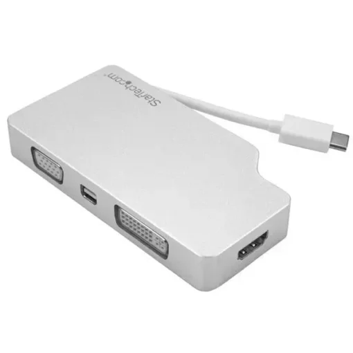 Startech .Com Adaptador Usb-C Multipuertos De Vídeo De Aluminio Usb Tipo C A Vga CDPVGDVHDMDP img-1