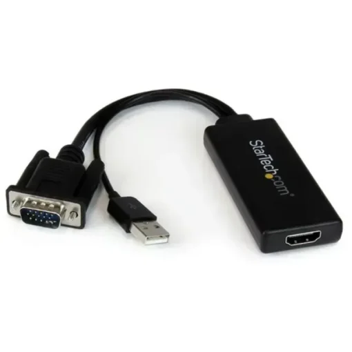 Startech .Com Adaptador Vga A Hdmi Con Audio Y Alimentación Usb Conversor Vga A VGA2HDU