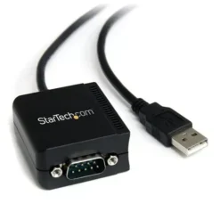 Startech .Com Cable 1.8M Usb A Puerto Serial Rs232 Db9 Con Retención Del Puerto ICUSB2321F img-1