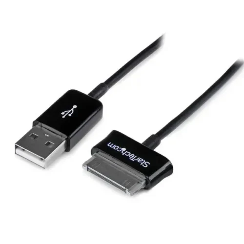Startech .Com Cable Adaptador 2M Conector Dock Usb Para Samsung Galaxy Tab Negro USB2SDC2M img-1