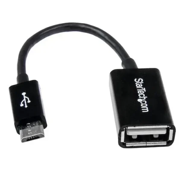 Startech .Com Cable Adaptador De 12Cm Micro Usb Macho A Usb A Hembra Otg Para UUSBOTG img-1