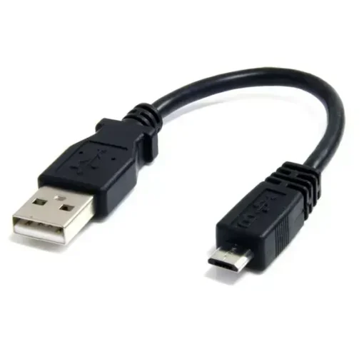 Startech Cable Adaptador De 15Cm Usb A Macho a Micro Usb B Macho UUSBHAUB6IN img-1