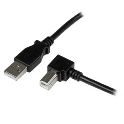 Cable Adaptador USB para Impresora Startech, 2m, USB-A a USB-B, Acodado (MPN USBAB2MR, Cables y accesorios para PC) img-1