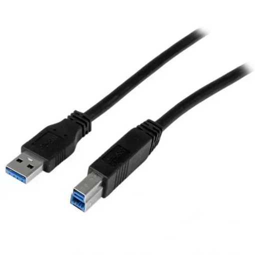 Cable USB 3.0 Startech 2M, A macho a B macho, negro (MPN USB3CAB2M, Cables y accesorios para PC) img-1