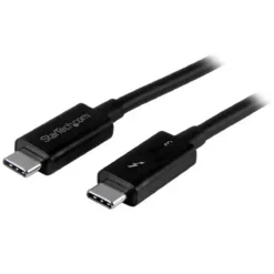 Cable Startech Thunderbolt 3 USB-C 0.5M, 40Gbps, Negro (MPN TBLT34MM50CM, Cables y accesorios para PC) img-1