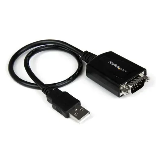 Startech .Com Cable De 0,3M Usb A Puerto Serie Serial Rs232 Con Retención Del ICUSB232PRO img-1