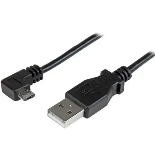 Startech .Com Cable De 1M Micro Usb Con Conector Acodado A La Derecha Cable De USBAUB1MRA img-1