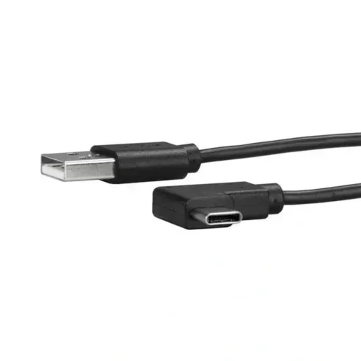 Cable Startech USB-A a USB-C, 1M, Acodado, Conectividad Cómoda para Móviles (MPN USB2AC1MR, Cables y accesorios para PC) img-1