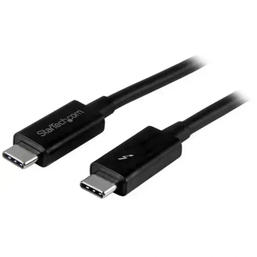 Startech Cable 2m Thunderbolt 3 USB-C, 20Gbps, 4K 60Hz, alimentación 100W (MPN TBLT3MM2M, Cables, adaptadores y accesorios para pantallas) img-1