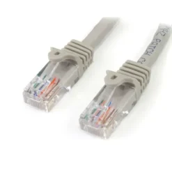 Startech .Com Cable De 5M De Red Ethernet Cat5E Rj45 Sin Traba Snagless Gris 45PAT5MGR img-1