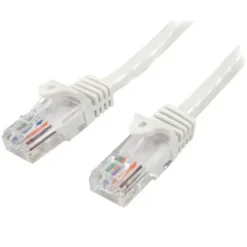 Cable de Red StarTech 0.5M Blanco Cat5e RJ45 Sin Enganches (MPN 45PAT50CMWH, Cables De Red) img-1