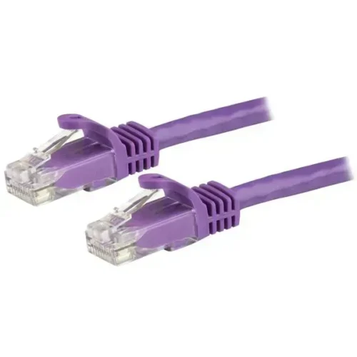 Startech .Com Cable De Red De 1M Púrpura Cat6 Utp Ethernet Gigabit Rj45 Sin N6PATC1MPL img-1