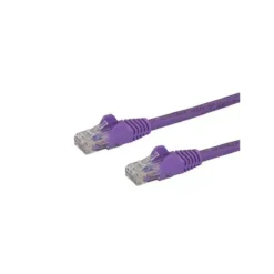 Cable Cat6 Startech 3m Púrpura, Ethernet Gigabit, UTP, RJ45 Macho (MPN N6PATC3MPL, Cables De Red) img-1