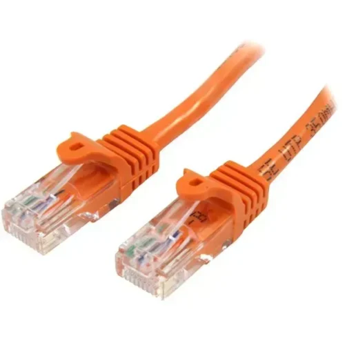 Startech .Com Cable De Red De 5M Naranja Cat5E Ethernet Rj45 Sin Enganches 45PAT5MOR img-1