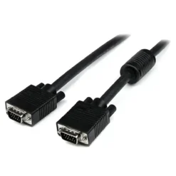 Cable VGA Startech 2M, 1920x1200, macho-macho, níquel, negro (MPN MXTMMHQ2M, Cables, adaptadores y accesorios para pantallas) img-1