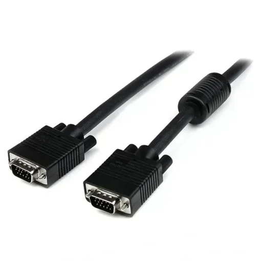 Cable VGA Startech 2M, 1920x1200, macho-macho, níquel, negro (MPN MXTMMHQ2M, Cables, adaptadores y accesorios para pantallas) img-1