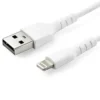 Cable USB-A a Lightning 2m Startech, Resistente, Blanco, MFi (MPN RUSBLTMM2M, Cables y accesorios para PC) img-1
