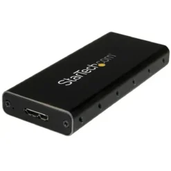 Caja Adaptador Startech M.2 SATA a USB 3.1 Gen 2, Carcasa Aluminio (MPN SM21BMU31C3, Almacenamiento para servidor) img-1