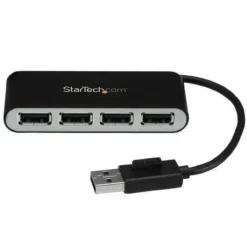 Hub Startech USB 2.0, 4 puertos, portátil, Plug and Play (MPN ST4200MINI2, Adaptadores, HUBs y Dockings) img-1