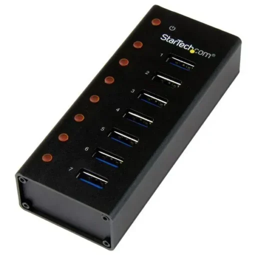 Startech .Com Concentrador Usb 3.0 De 7 Puertos Con Caja De Metal Hub De ST7300U3M img-1