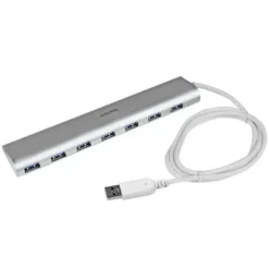 Startech .Com Concentrador Usb 3.0 De 7 Puertos Hub De Aluminio Con Cable ST73007UA img-1