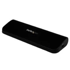 Docking Station Startech USB 3.0, Dual Monitor, Ethernet, Negro (MPN USB3SDOCKHDV, Adaptadores, HUBs y Dockings) img-1