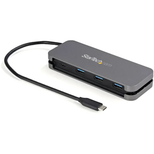 Startech .Com Hub Ladrón Usb C De 4 Puertos 3 Puertos Usb A 1 Puerto Usb C HB30CM3A1CB