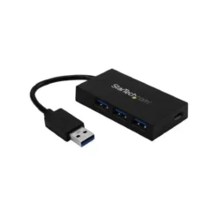 Hub USB 3.0 Startech 4 puertos: 3 USB-A, 1 USB-C, 5Gbps (MPN HB30A3A1CFB, Adaptadores, HUBs y Dockings) img-1