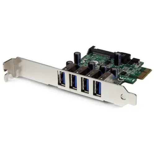 Startech .Com Tarjeta Adaptador Pci Express Pci-E Usb 3.0 Con Uasp De 4 Puertos PEXUSB3S4V img-1