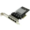 Tarjeta red Startech PCIe Gigabit, 4 puertos RJ45, Intel (MPN ST4000SPEXI, Tarjetas de expansión PCI para PC) img-1