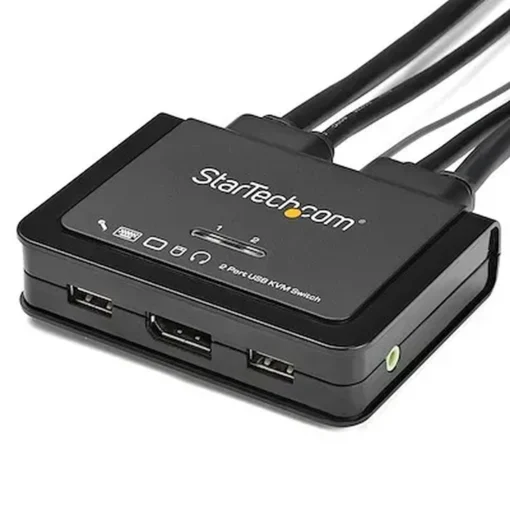 Startech 2 Port USB 4K60Hz DisplayPort KVM Switch with 4 ft. (MPN SV211DPUA4K, Cables, adaptadores y accesorios para pantallas) img-1