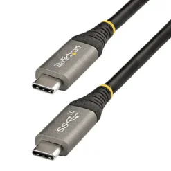 Cable USB-C Startech 1m, 10Gbps, Certificado USB-IF, Power Delivery 100W (MPN USB31CCV1M, Cables y accesorios para PC) img-1