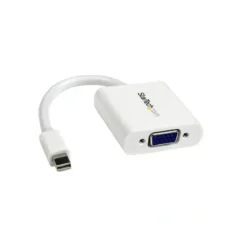 Startech Adaptador Mini DisplayPort a VGA, 1920x1200, Blanco (MPN MDP2VGAW, Cables, adaptadores y accesorios para pantallas) img-1