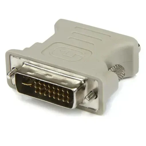 Startech Adaptador Conversor Dvi-I A Vga Dvi-I Macho Hd15 Hembra Blanco 1 X (MPN DVIVGAMF, Cables, adaptadores y accesorios para pantallas) img-1