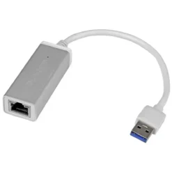 Startech Adaptador De Red Ethernet Gigabit Externo Usb 3.0 Plateado Usb 3.1 (MPN USB31000SA, Adaptadores y Accesorios De Red) img-1