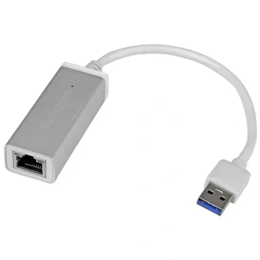 Startech Adaptador De Red Ethernet Gigabit Externo Usb 3.0 Plateado Usb 3.1 (MPN USB31000SA, Adaptadores y Accesorios De Red) img-1