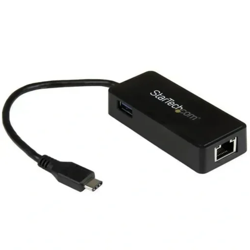 Startech Adaptador De Red Gigabit Usb-C Con Puerto Usb Extra Adaptador (MPN US1GC301AU, Adaptadores, HUBs y Dockings) img-1