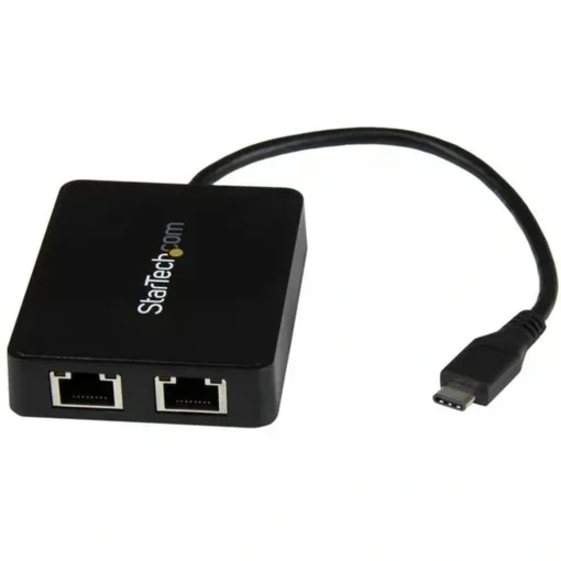 Startech Adaptador De Red Usb-C Con Dos Puertos Ethernet Gigabit Y Puerto (MPN US1GC301AU2R, Cables y accesorios para PC) img-1
