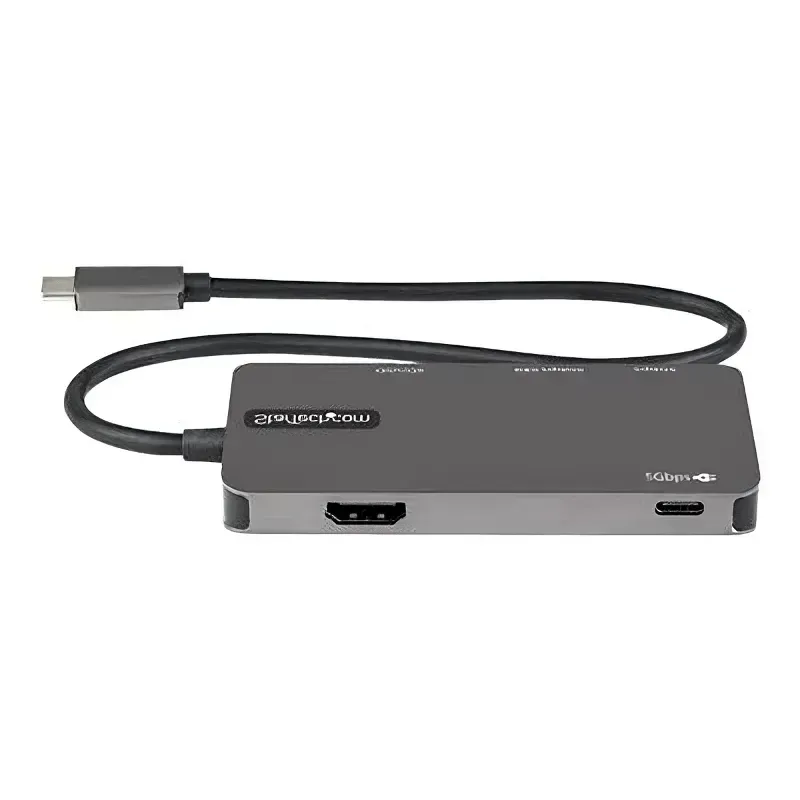 Cable largo USB C, adaptador multipuerto USB C a HDMI, HDMI 4K, entrega de  energía de 100 W, 2 puertos USB A 3.0, 1 USB C Hub 3.0, dongle USB C para