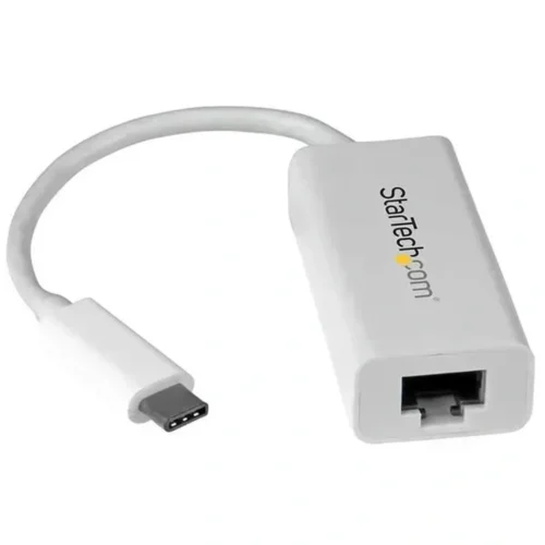 Adaptador Startech Red Gigabit USB-C, USB 3.1 Gen 1, Ethernet RJ-45 (MPN US1GC30W, Adaptadores y Accesorios De Red) img-1