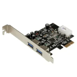 Tarjeta PCIe 2 Puertos USB 3.0 Startech, soporte UASP (MPN PEXUSB3S25, Tarjetas de expansión PCI para PC) img-1